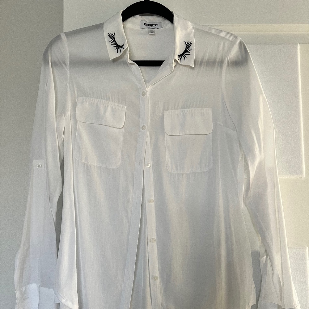 Women Convertible Sleeve City Shirt